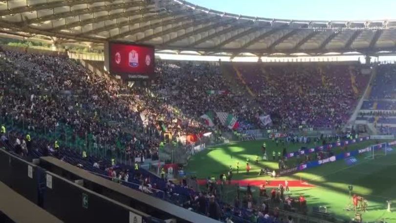 Milan-Juventus, tifosi bianconeri già caldi per la finale di Coppa Italia