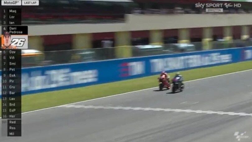 MotoGp, Gp d'Italia: Lorenzo-Marquez, sorpasso al fotofinish