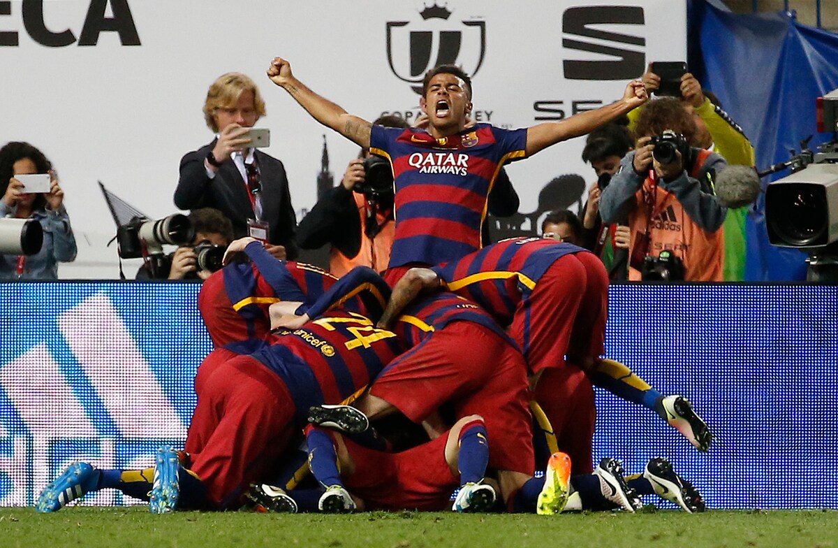 Coppa del Re, Barcellona-Siviglia 2-0 ai supplementari. In gol di Jordi Alba e Neymar