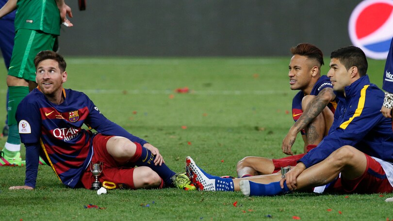 Clamoroso Messi-Suarez-Neymar: 40 gol in più della Roma