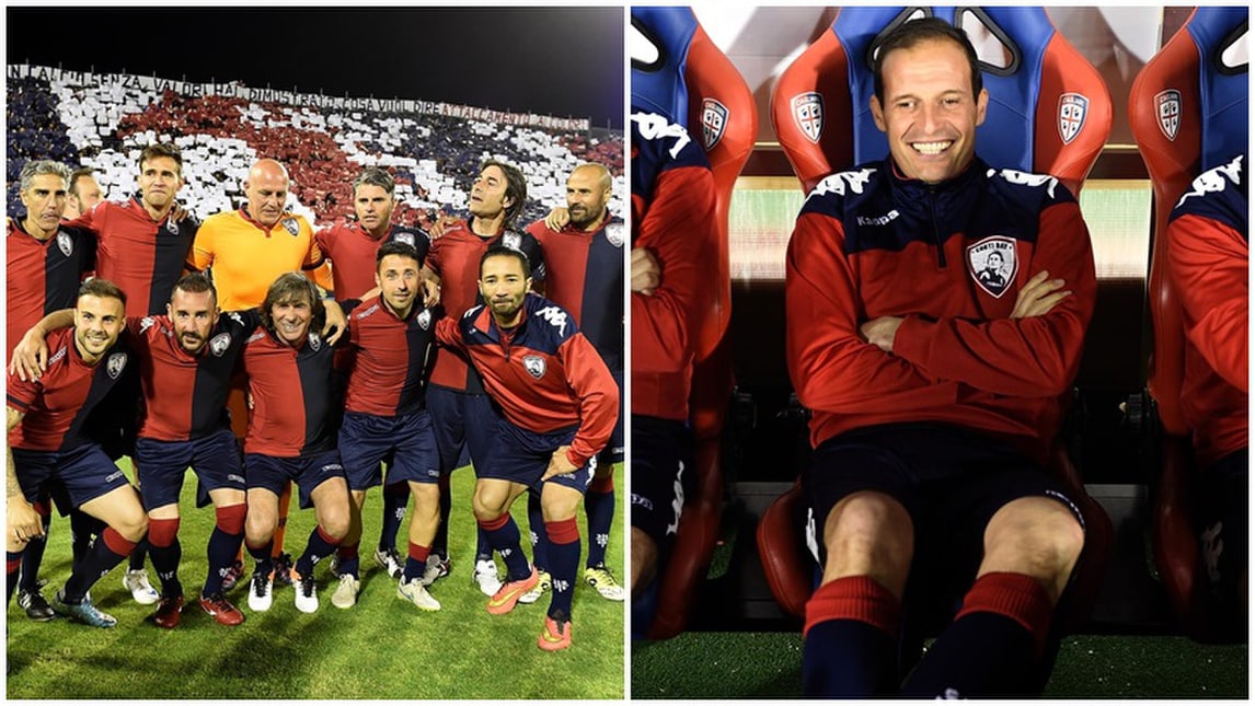 Cagliari, che spettacolo il Conti-day: c'è anche Allegri