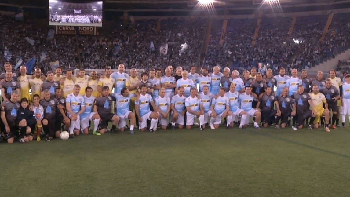 Di Padre in Figlio: 50 mila all'Olimpico per i campioni della Lazio