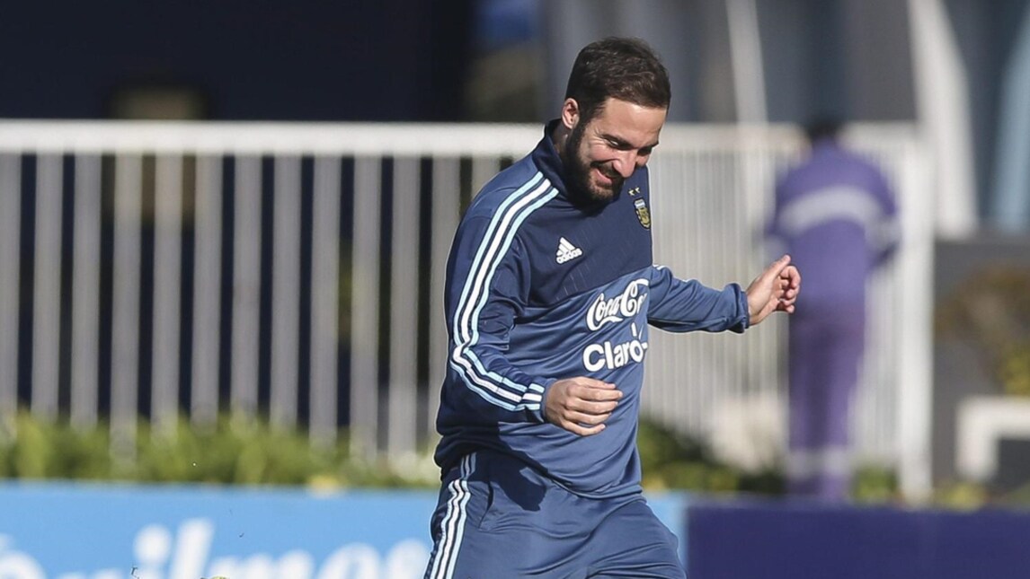 Napoli, c'è Higuain in ritiro con l'Argentina per la Coppa America