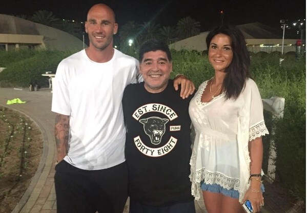 Paolo Cannavaro incontra Maradona: «Serata indimenticabile»
