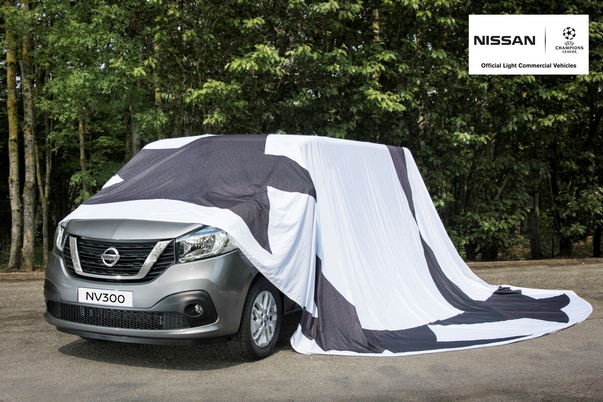 Nissan NV300, il nuovo furgone debutta in Champions
