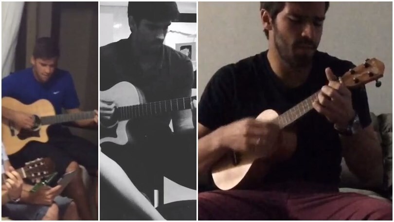 Alisson, calcio e musica: eccolo mentre suona l'ukulele