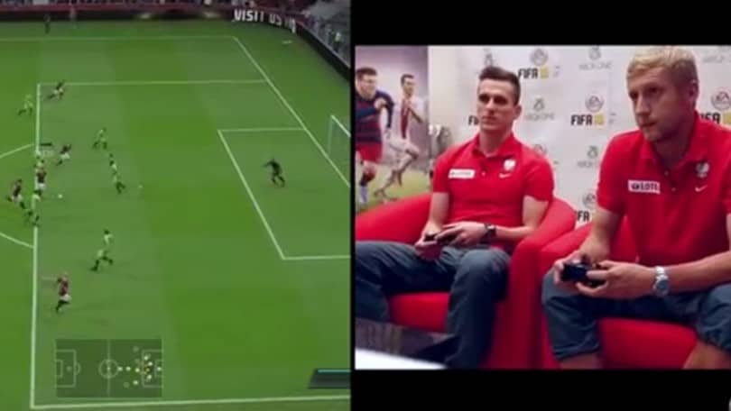 Milik, passione videogiochi: che sfida con Glik a Fifa 16