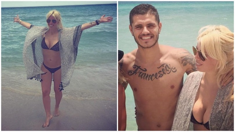 Wanda Nara, relax a Miami con Icardi: il bikini è esplosivo