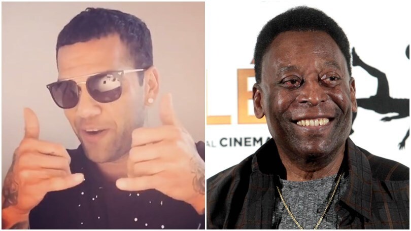 Dani Alves stuzzica Pelé: «Ho vinto più titoli di te»