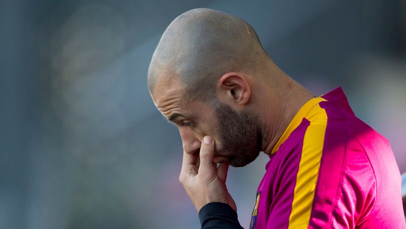 Calciomercato Barcellona, Mascherano pensa all'addio: «Qui c'è troppa pressione»