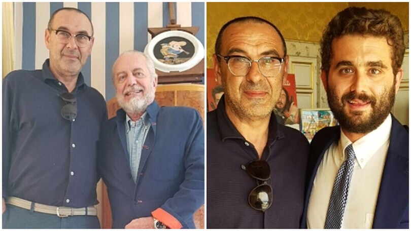 Napoli, Sarri-De Laurentiis: l'incontro per l'adeguamento di contratto