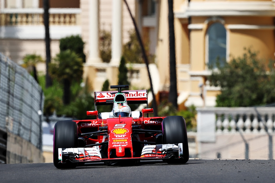 F1 Gp Monaco, Vettel leader nelle ultime libere