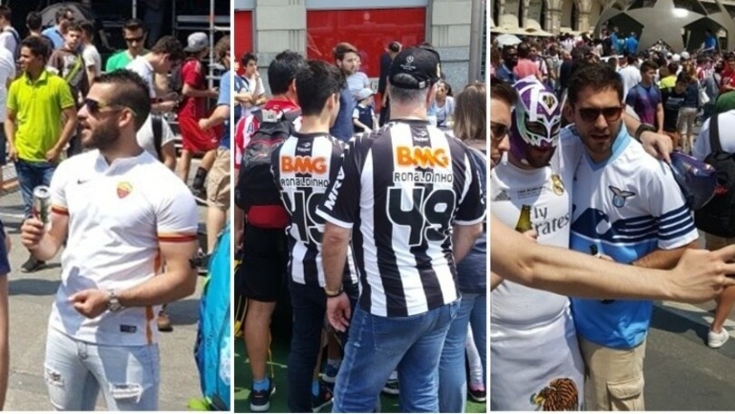 Champions League: tifosi di Roma, Lazio... e Botafogo a Milano!