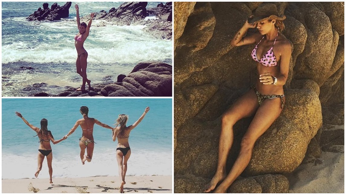 Elisabetta Canalis sirena in Messico: il bikini è da urlo