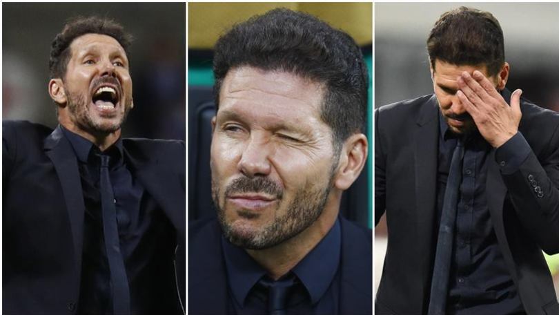 Simeone-show al Meazza: tutte le facce del "Cholo"