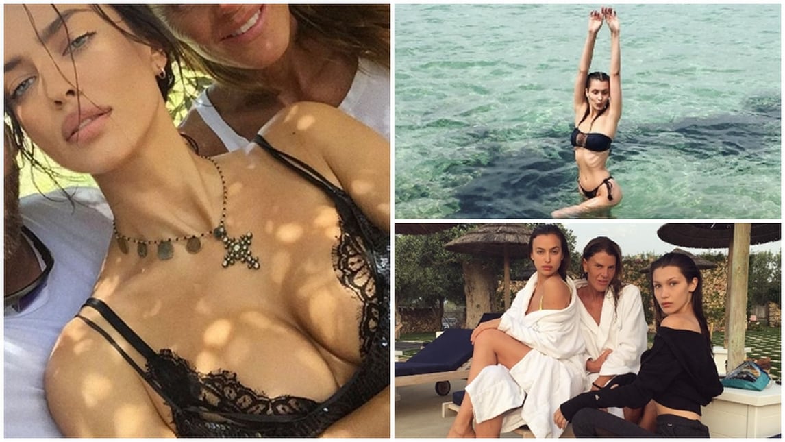 Irina Shayk e Bella Hadid in Puglia: la prova bikini è sexy