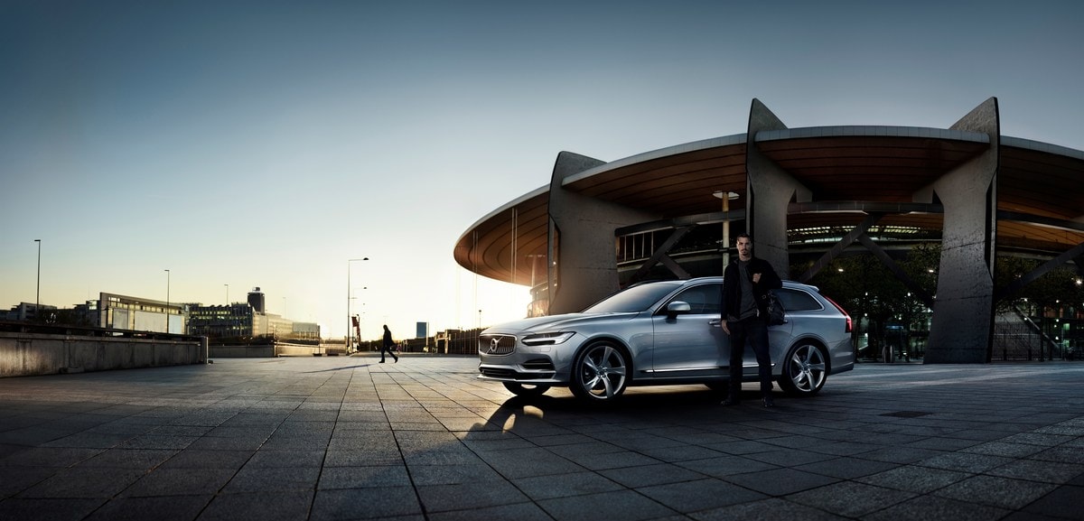 Ibrahimovic agli Europei con la Volvo V90