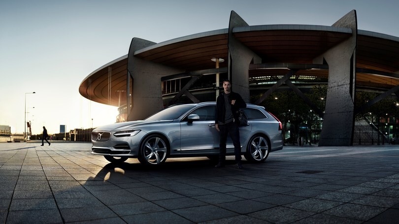 Ibrahimovic agli Europei con la Volvo V90