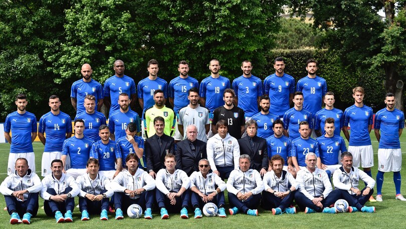 Italia, ecco la foto ufficiale per gli Europei