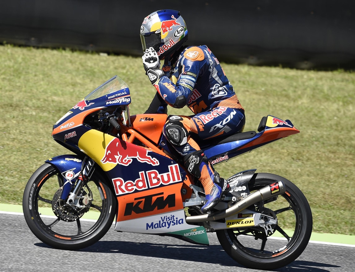 Moto3, Binder: «Non penso alla classifica generale»