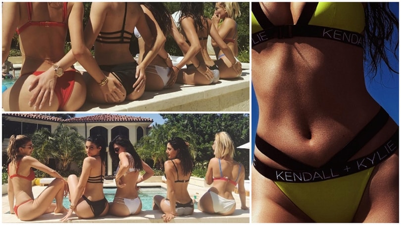 Le sorelle Jenner il pool party con le amiche è hot: sfilata di lati B!