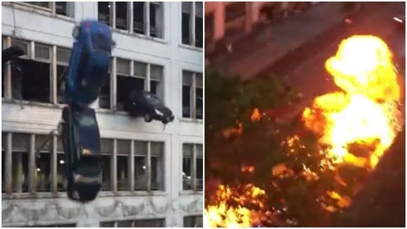 Piovono auto in città? È Fast and Furious 8