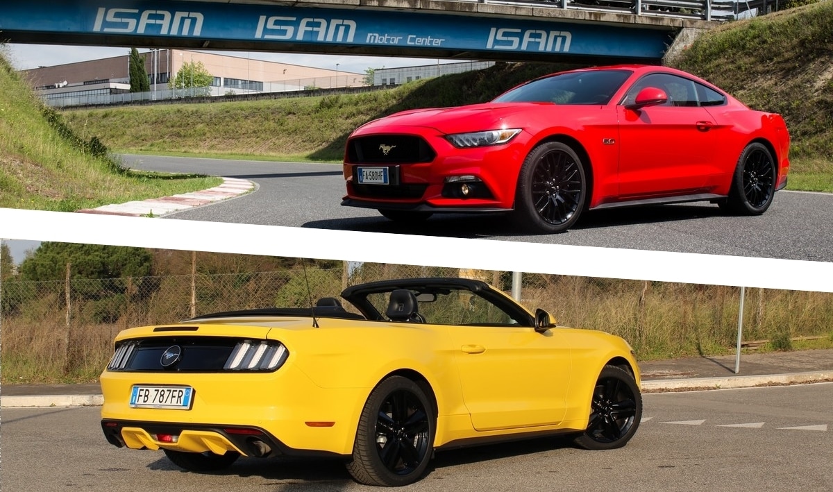 Ford Mustang 2.3 Ecoboost e 5.0 V8 GT, la prova doppia – il bello dell’America