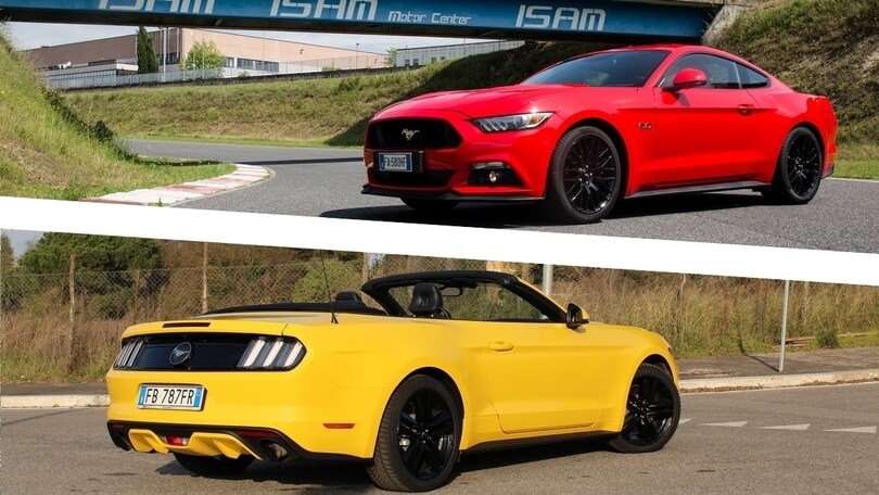 Ford Mustang 2.3 Ecoboost e 5.0 V8 GT, la prova doppia – il bello dell’America