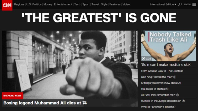 Tutto il mondo piange Muhammad Ali