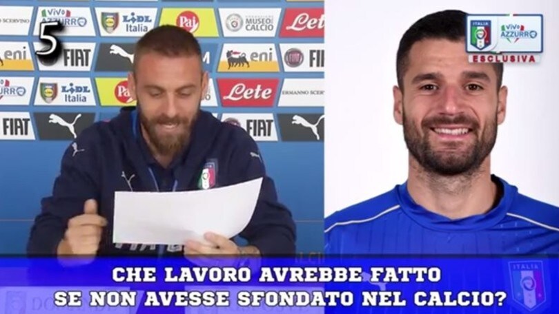 De Rossi, quiz sui compagni. E su Candreva risponde così
