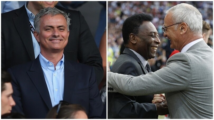 Mourinho, che prima a Old Trafford! E Ranieri abbraccia Pelè