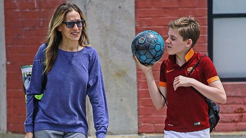 Passione Roma: il figlio della star di Sex and the City veste giallorosso