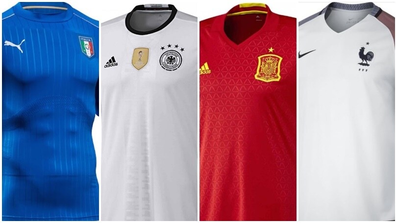 Euro 2016, ecco le divise di tutte le squadre