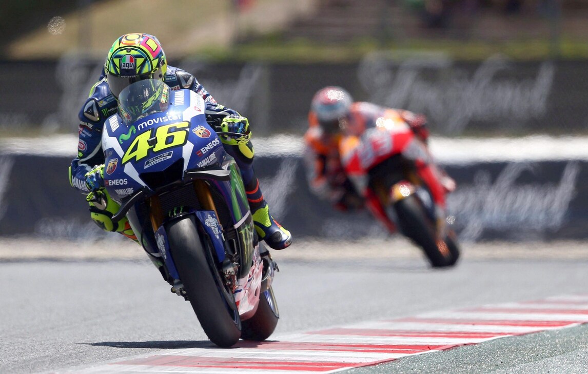 MotoGp Yamaha, Rossi: «Nuovo telaio è ok»
