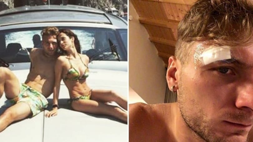 Immobile, coccole al mare con la sua Jessica dopo la ferita al sopracciglio