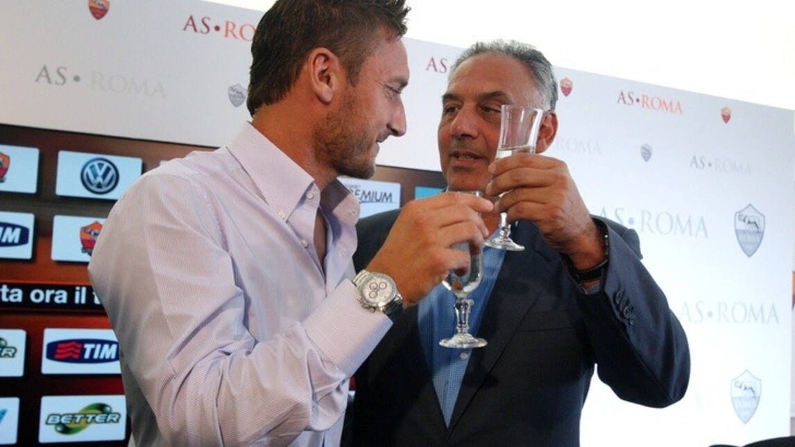 Roma, Guido D'Ubaldo racconta l'incontro Totti-Pallotta
