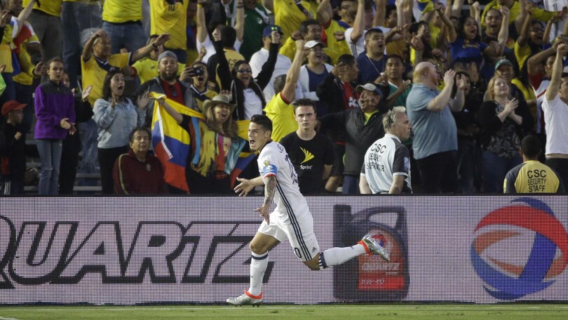 Coppa America: Stati Uniti-Costa Rica 4-0, Colombia-Paraguay 2-1. Cafeteros ai quarti