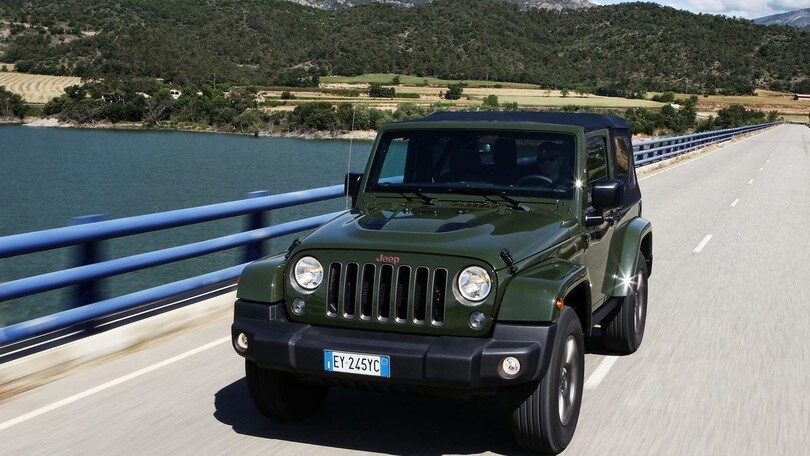Jeep Wrangler 75th Anniversary: foto e prezzi