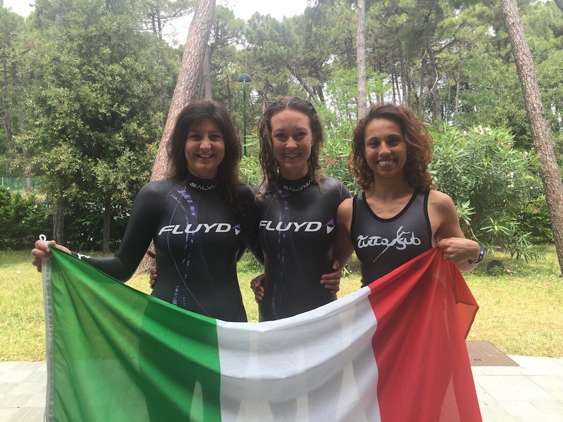 Gioie per le azzurre ai Mondiali di apnea