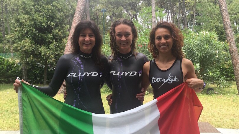 Gioie per le azzurre ai Mondiali di apnea