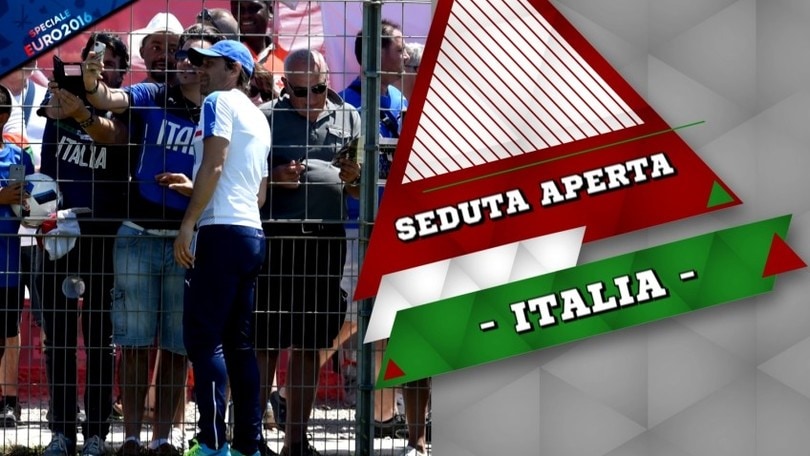 Primo allenamento a Montpellier per l'Italia