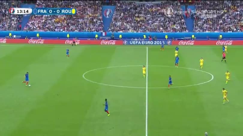 Euro 2016 Francia, clamoroso palo di Griezmann