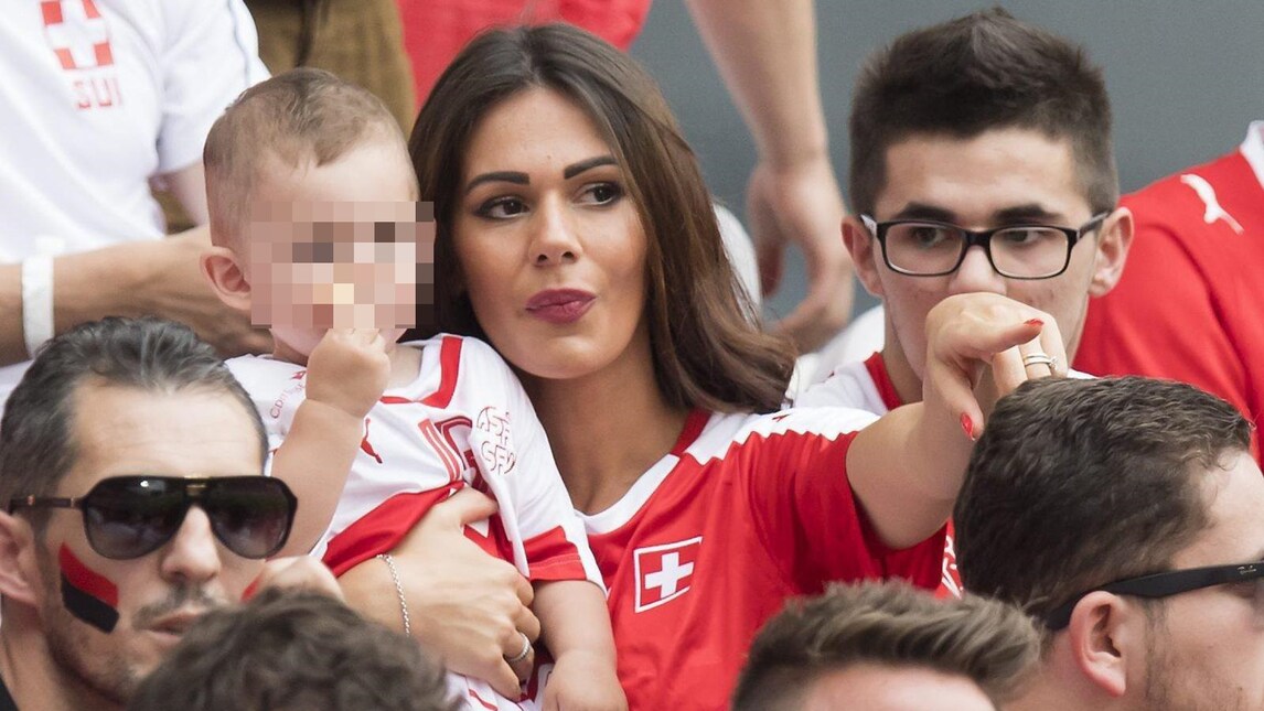 Euro2016 Albania-Svizzera, è Lady Dzemaili la più bella