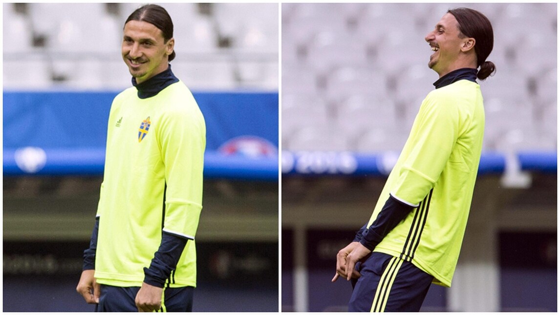 Euro 2016, Svezia: Ibrahimovic, quante risate in allenamento!