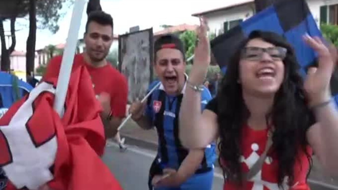 Pisa in festa: "Grazie Gattuso"