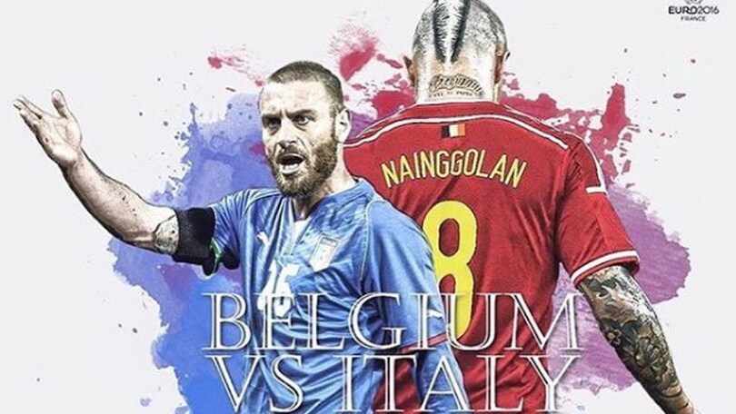 Euro 2016, Belgio-Italia, lotta fratricida. Nainggolan a De Rossi: «In bocca al lupo fratello»