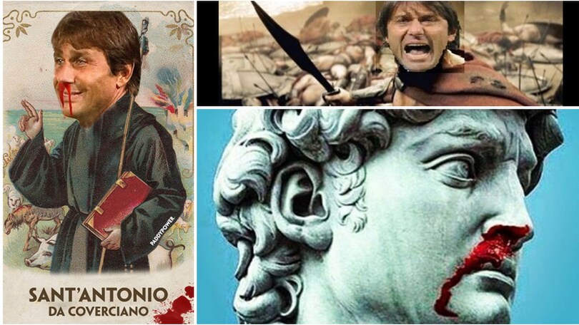 Euro 2016, Conte esulta e si fa male: l'ironia corre sul web!