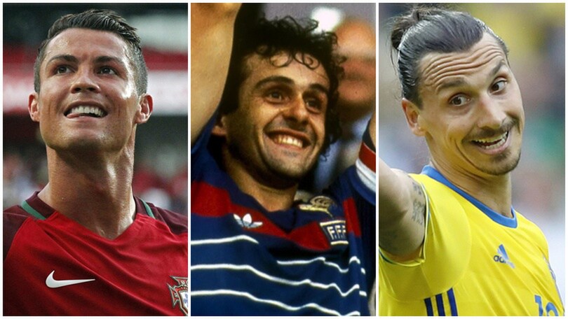 Cannonieri europei: Ibrahimovic e Ronaldo all'assalto di Platini