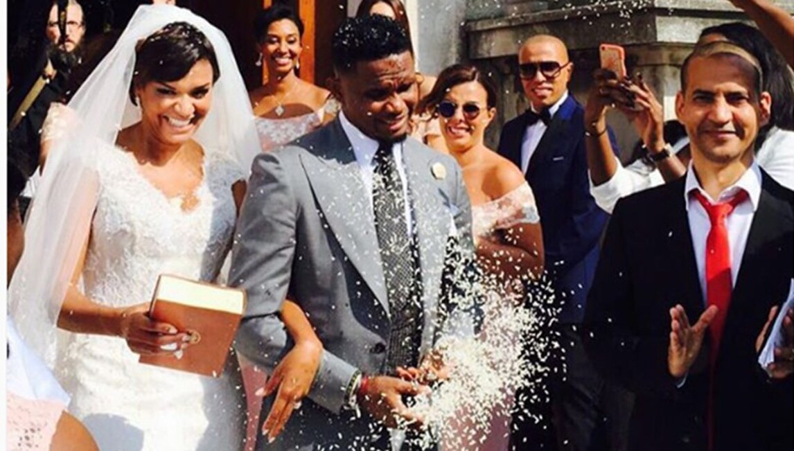 Eto'o sposo in Italia tra cori e super ospiti