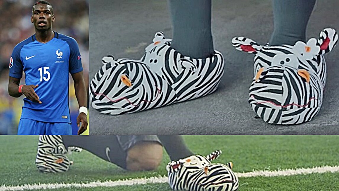 Pogba in ciabatte, quando alla Juve le portava Pirlo